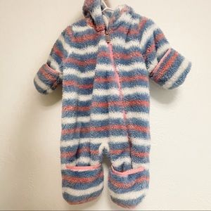 Hatley Fuzzy Baby Bundler Bunting 6-12M